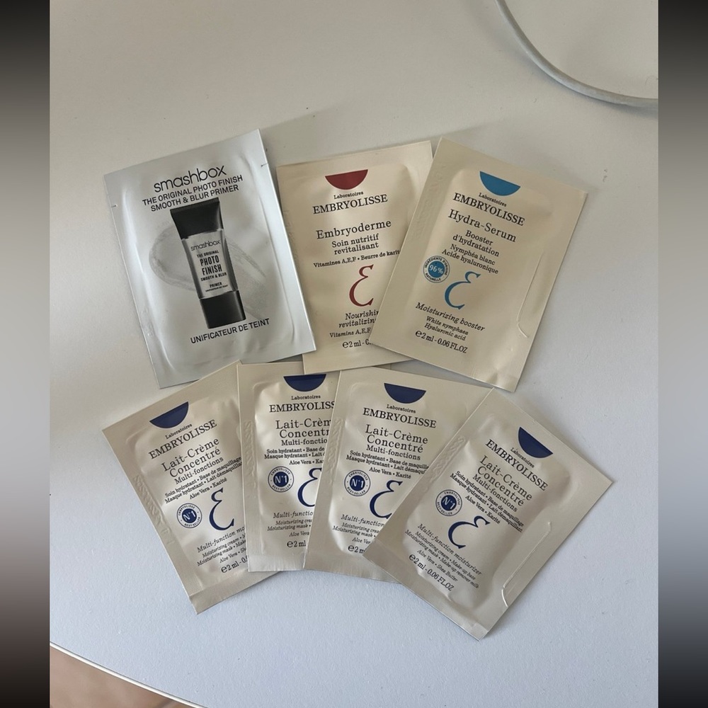 Embryolisse Moisturizer and Smashbox Primer